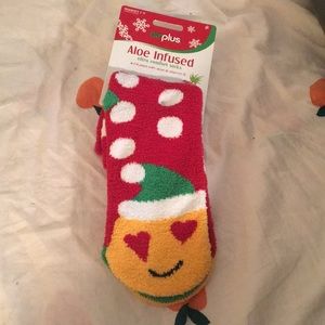 Aloe infused Christmas socks